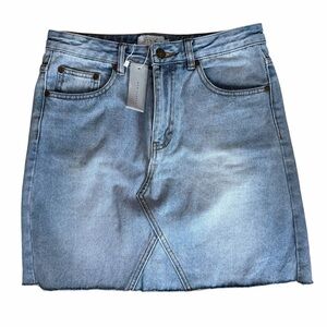Sabo Skirt Light Blue Denim NWT